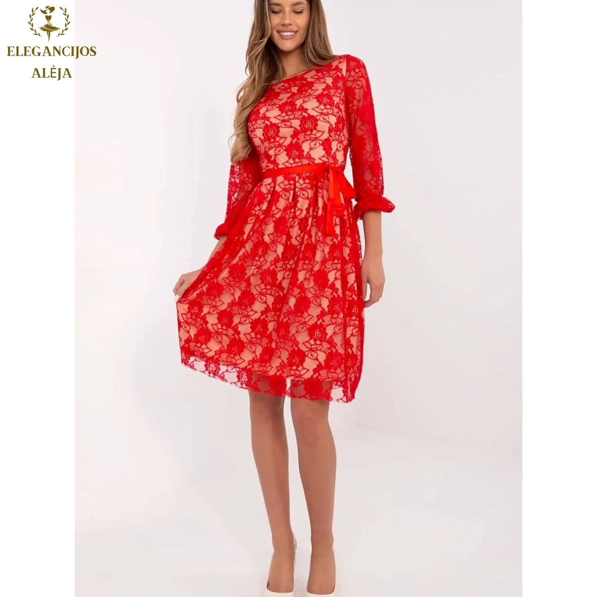 Abito da sera, rosso, modello 209715 3