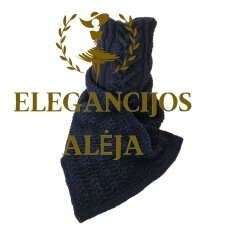 Wearing a warm hand knitted woolen hat not scary even snowstorm and warm woolen shawl good protection from blizzard. Wearing a warm hand knitted woolen hat not scary even snowstorm and warm woolen shawl good protection from blizzard.