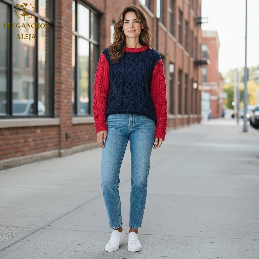 Jersey Rojo/Azul 5