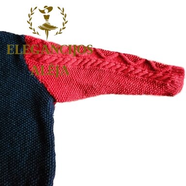 Pullover Rot/Blau Pullover Rot/Blau
