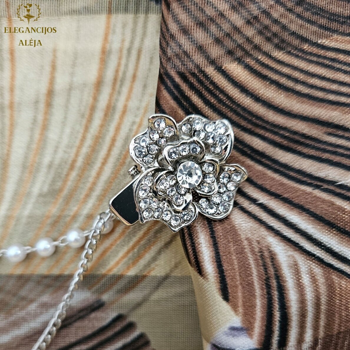 Brooch Clip with Rhinestones 3 Brooch Clip with Rhinestones 3