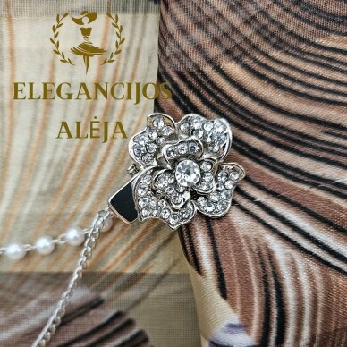 Brooch Clip with Rhinestones 3 Brooch Clip with Rhinestones 3