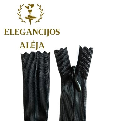 Dold dragkedja No. 3, ej delbar, 22 cm 1
