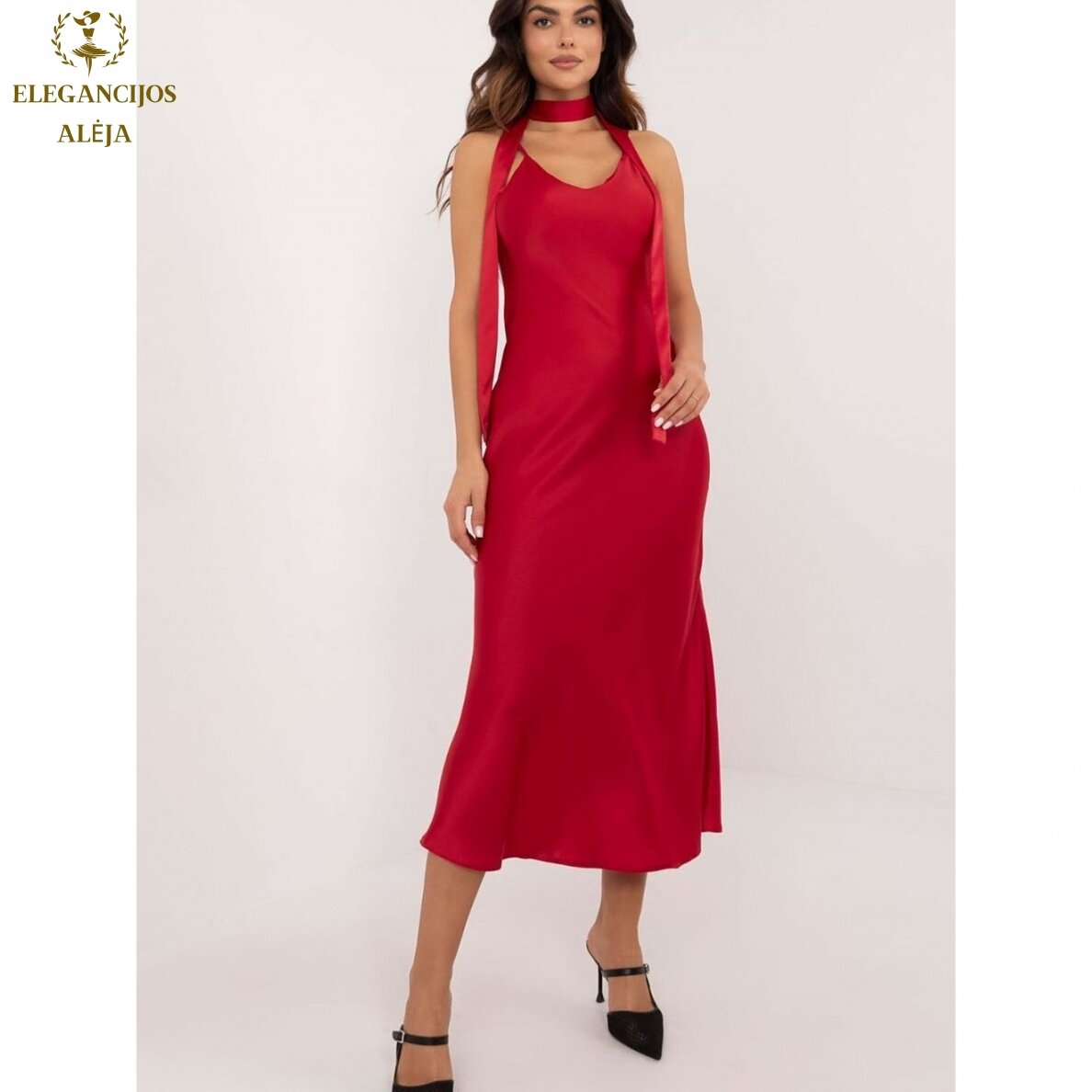 Abito da sera, rosso, modello 201955