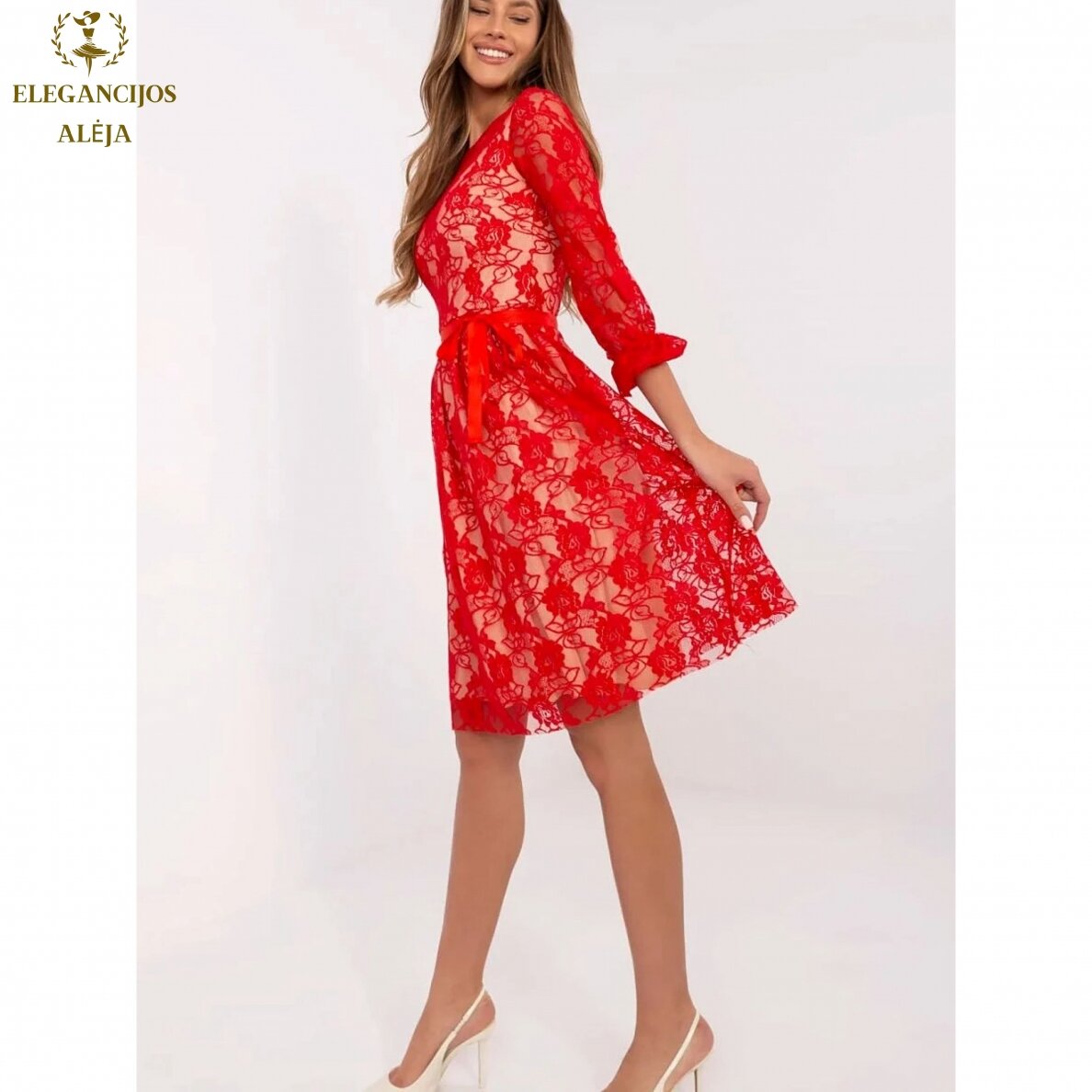 Abito da sera, rosso, modello 209715 2